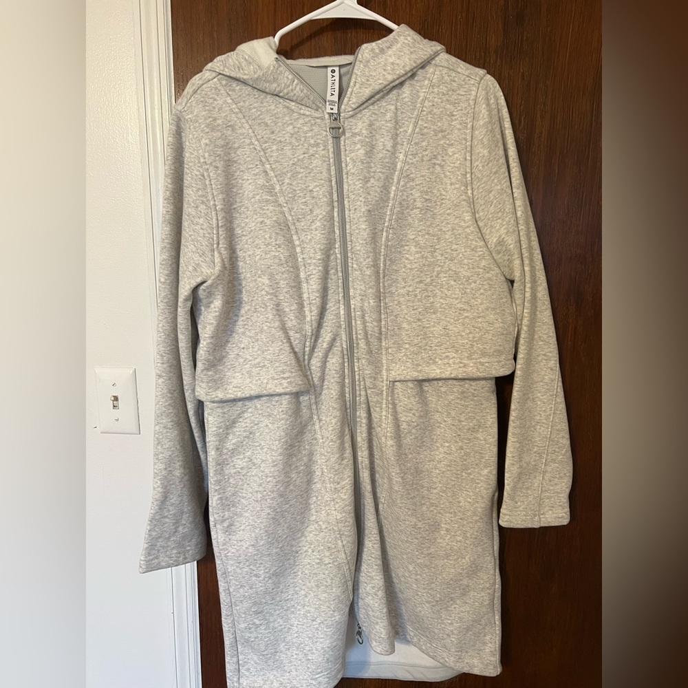 Athleta long zipup sweatshirt, size medium.